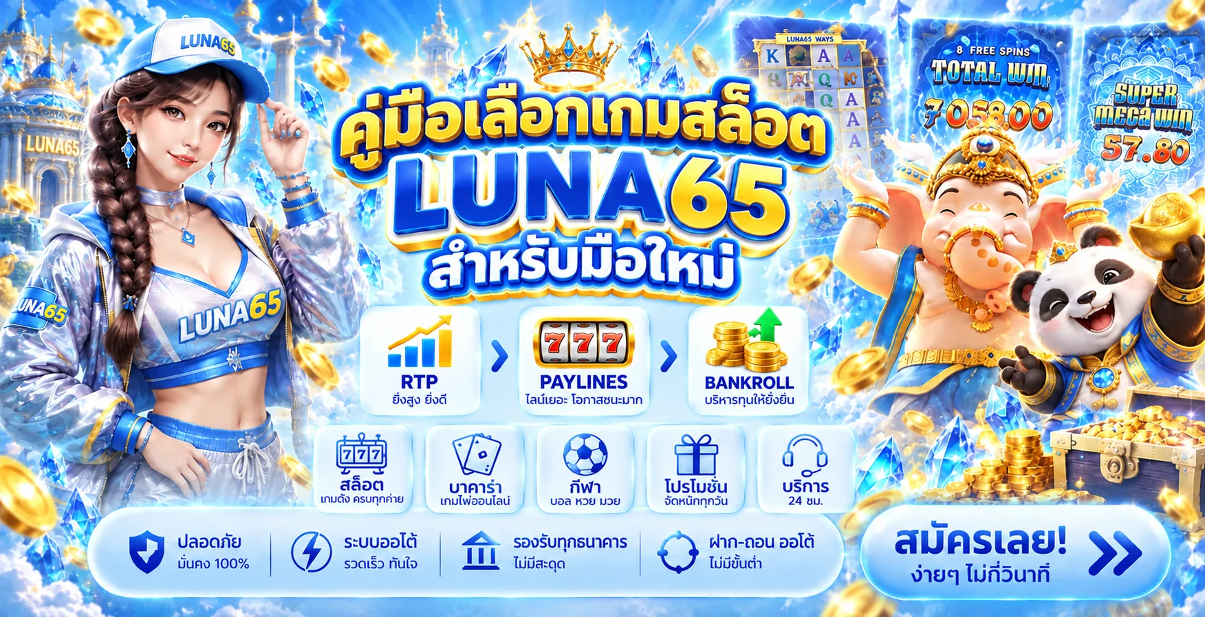 LUNA65 คู่มือเลือกเกมสล็อตสำหรับมือใหม่